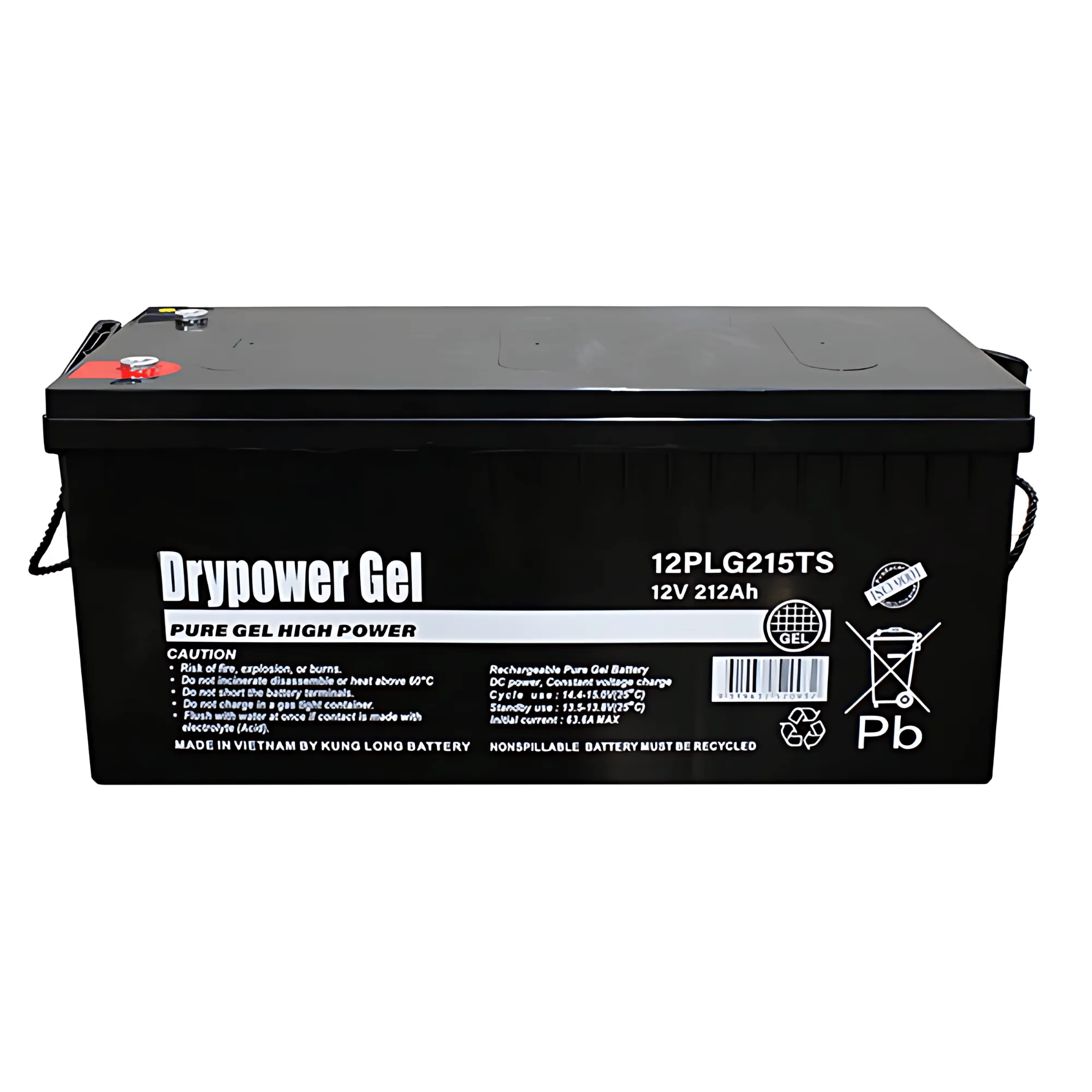 12V 212Ah Pure Gel Type Sealed Lead Acid Deep Cycle Battery