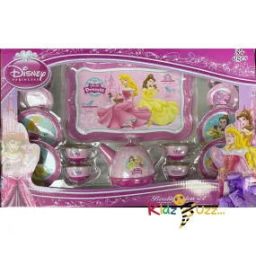 14 Pieces Tin Tea Set Pretend Play Toy Kids Children Tea Party Set For Kids