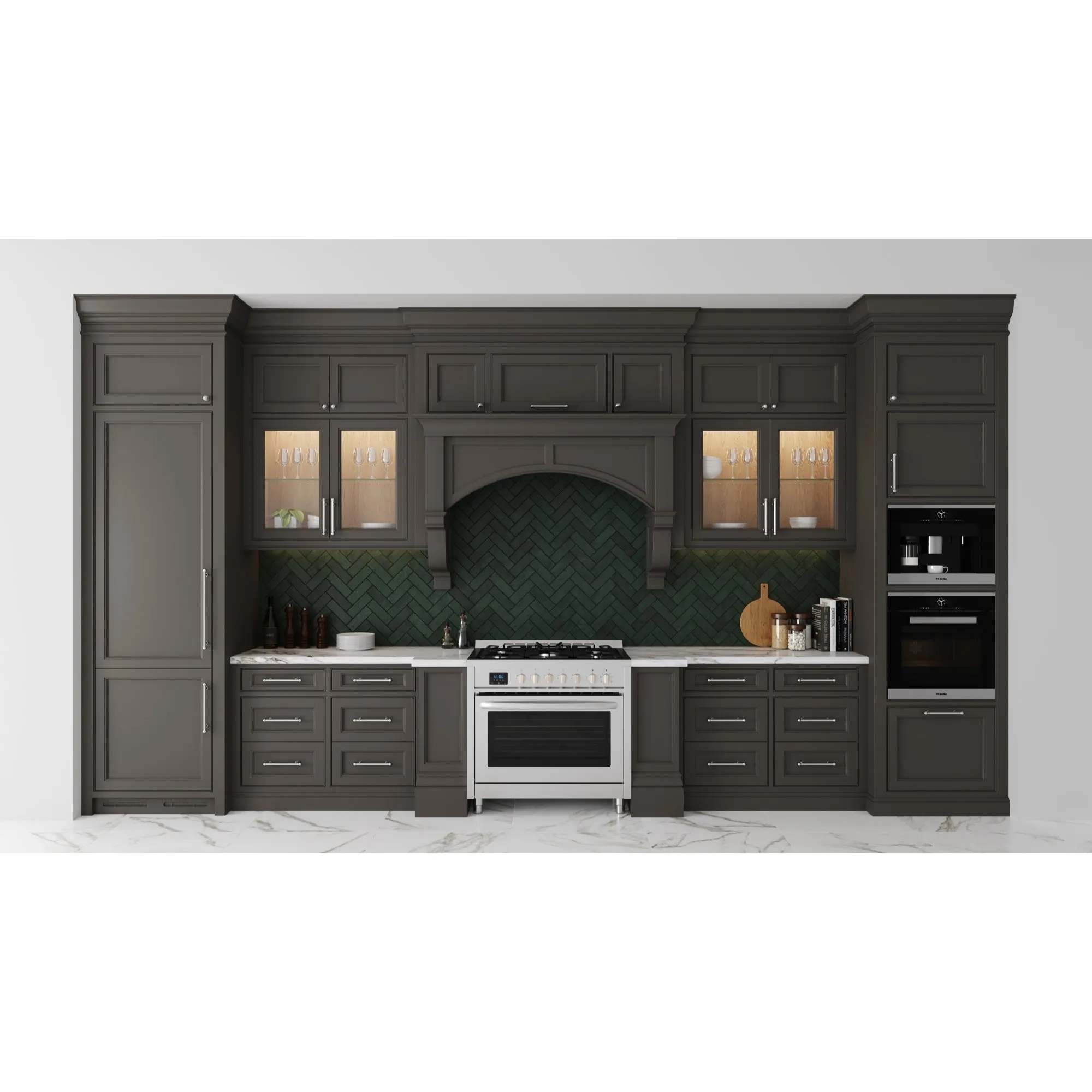 36 in. Professional Dual Fuel Range in Stainless Steel with Legs, 4.3 cu. ft. KM-FR36DF-SS