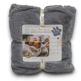 4 Cats & Dogs Pixie Throw Faux Fur, 50x60"
