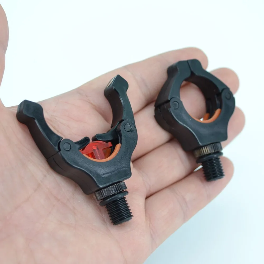 4pcs Carp Fishing Rod Rest Head Gripper for Rod Pod Holder with Magic Magnet Clips Keep Fishing Rod