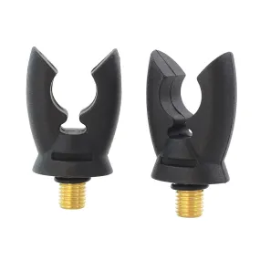 4x Carp Fishing Rod Rest Head Rubber Gripper for Fishing Alarm and Buzz Bar
