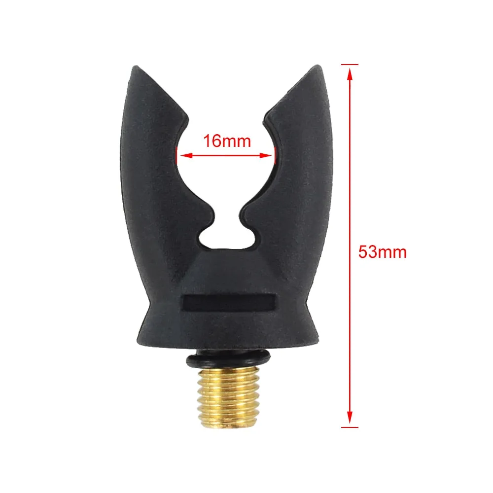 4x Carp Fishing Rod Rest Head Rubber Gripper for Fishing Alarm and Buzz Bar