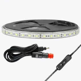 5m Stick-On White LED Flexible Tape Light