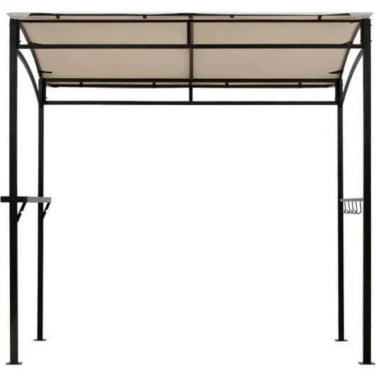 7' x 4.5' Grill Gazebo Outdoor Patio Garden BBQ Canopy Shelter-Beige