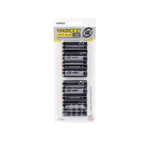AAA  Carbon-zinc Battery, 10 Pack(Black)