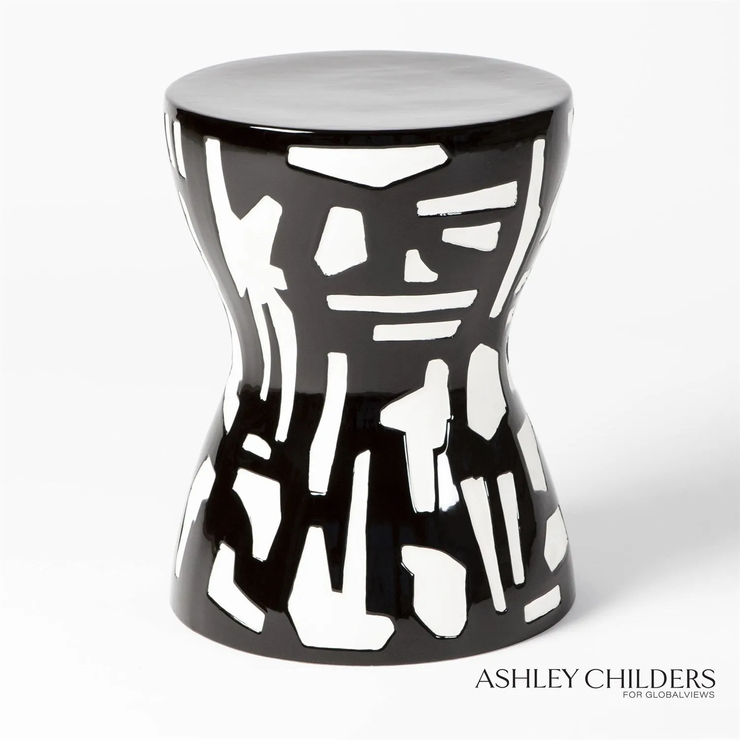 Abstract Side Table