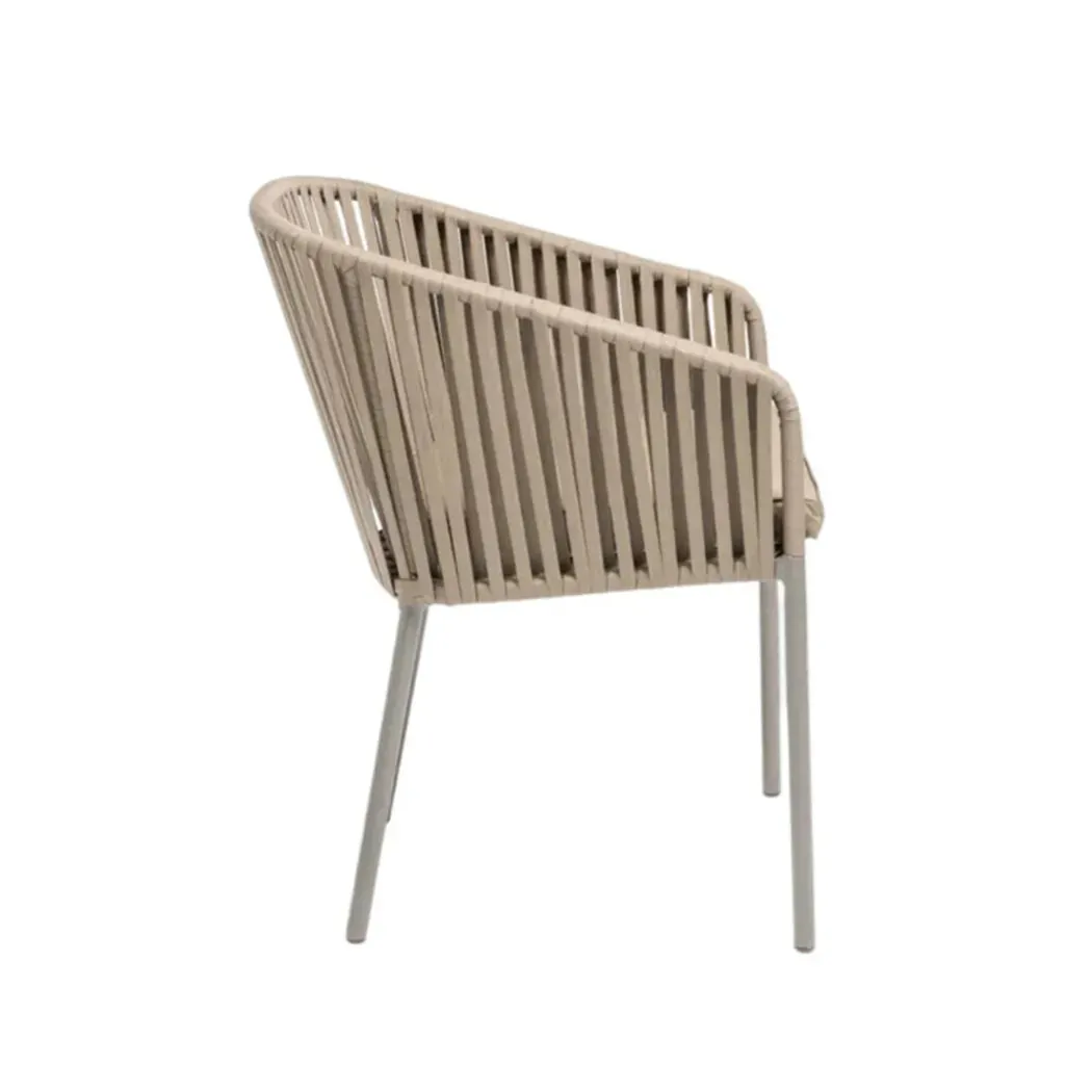 Ambar Corcega Armchair Taupe, 60 x 57 x 80 cm