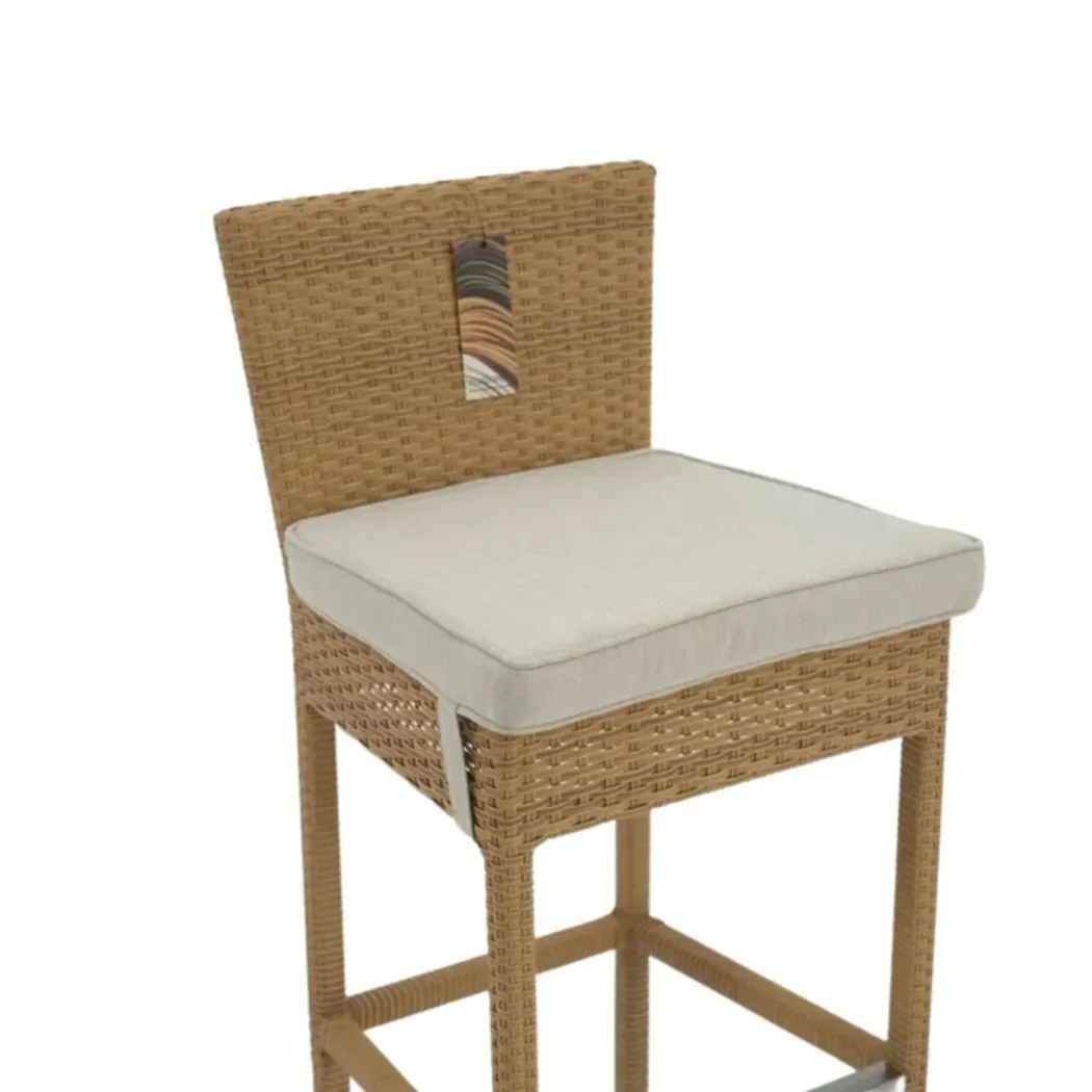 Ambar Nice Bar Stool Natural, 45 x 45 x 105 cm