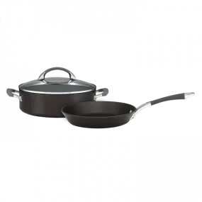 Anolon Endurance  26cm Skillet & 28cm Sauteuse 2pc Set