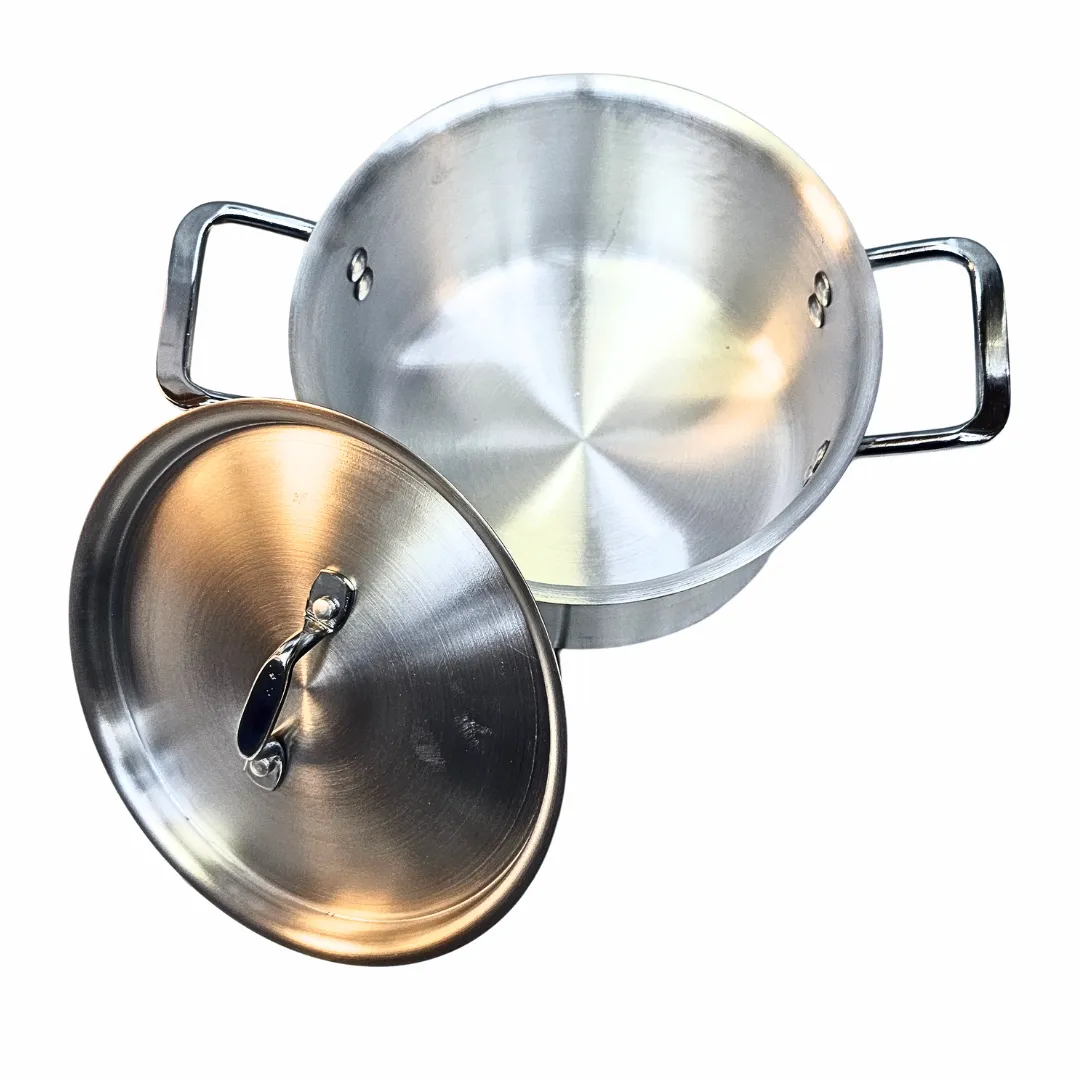 ARTC Aluminum Cooking Pot Set - 6-Piece Casserole Cookware Set with Lids