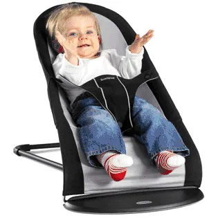 BabyBjörn Babysitter Balance in Black Silver