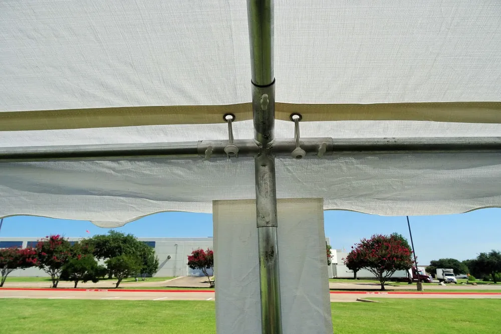 Budget PE Party Tent 20'x20' with Waterproof Top