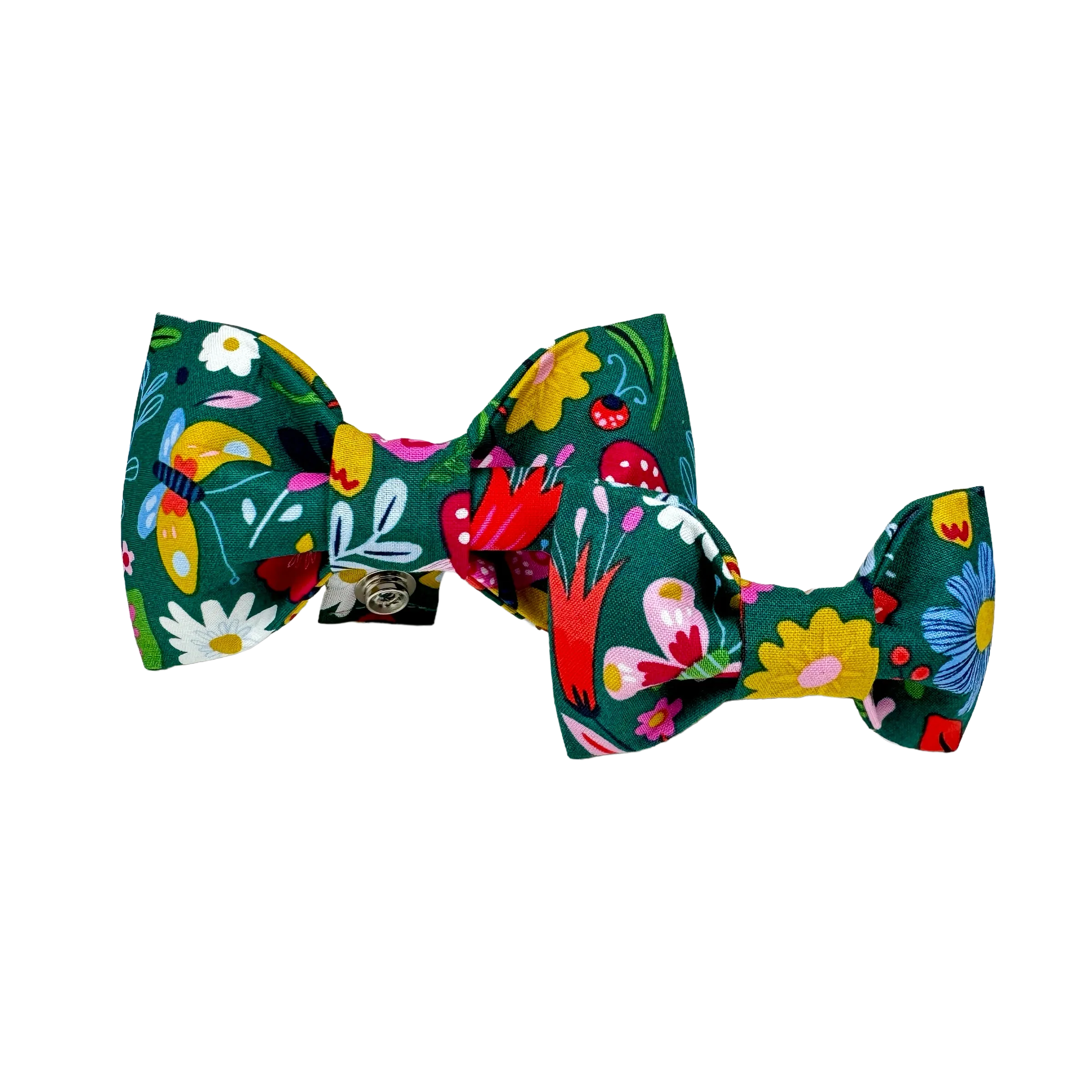 Butterfly & Mushroom Floral Dog Bow Tie - 978