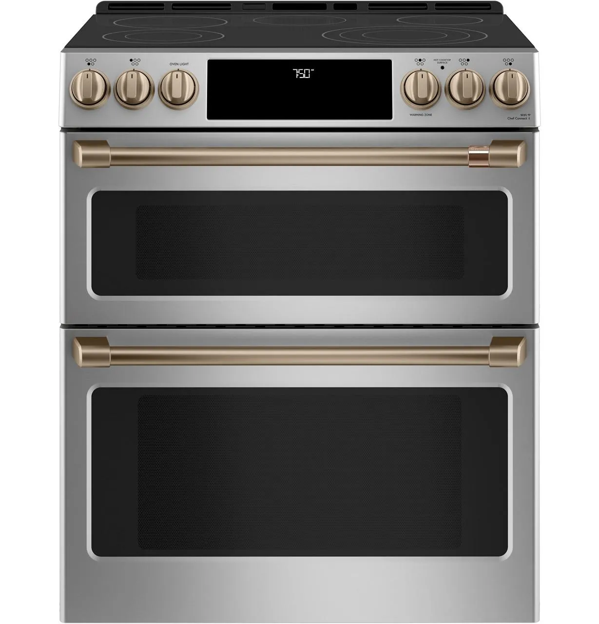 Cafe CXFCEHKPMBZ Caf(eback)™ Front Control Electric Knobs and Handles - Brushed Bronze