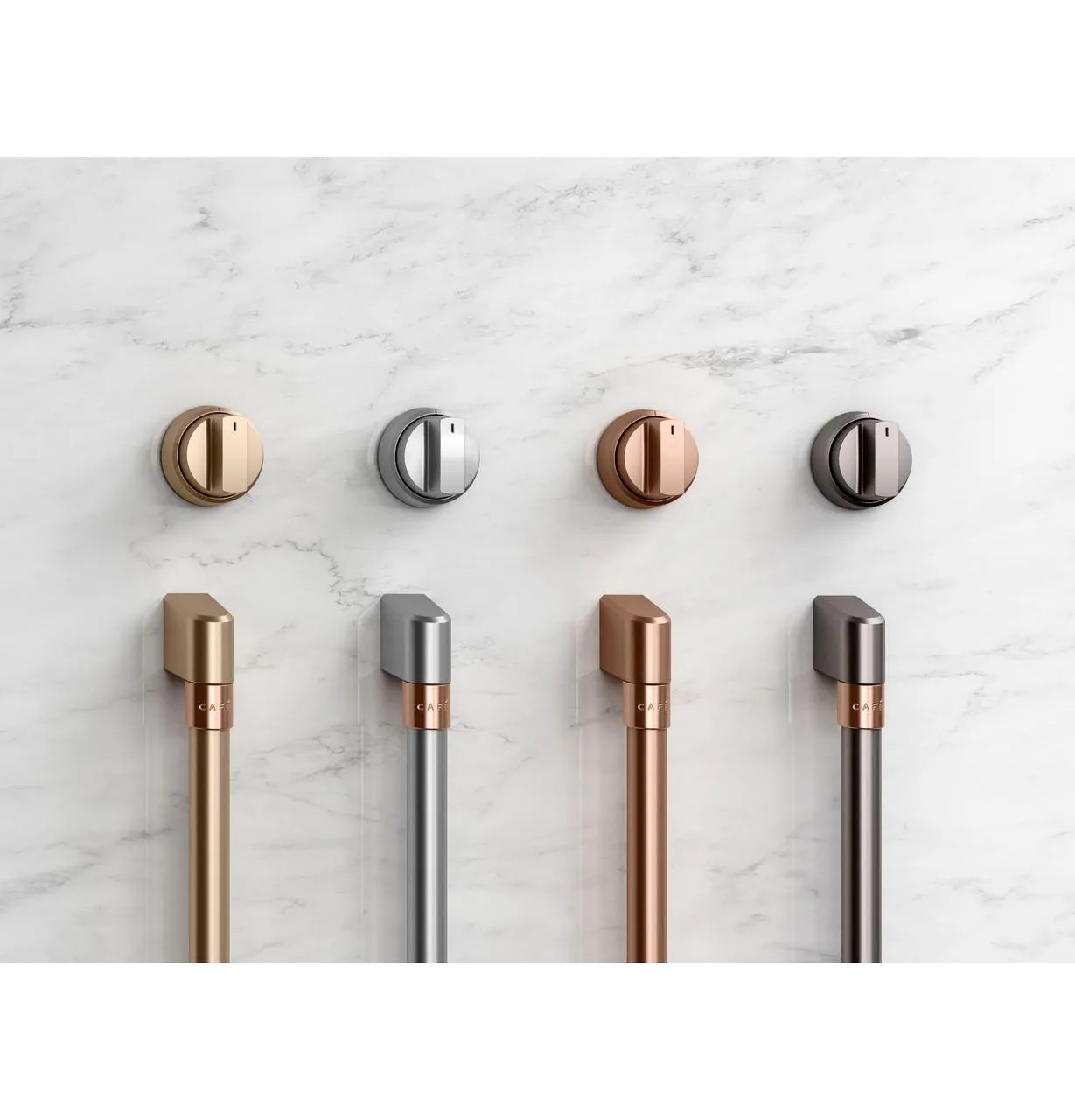 Cafe CXFCEHKPMCU Caf(eback)™ Front Control Electric Knobs and Handles - Brushed Copper