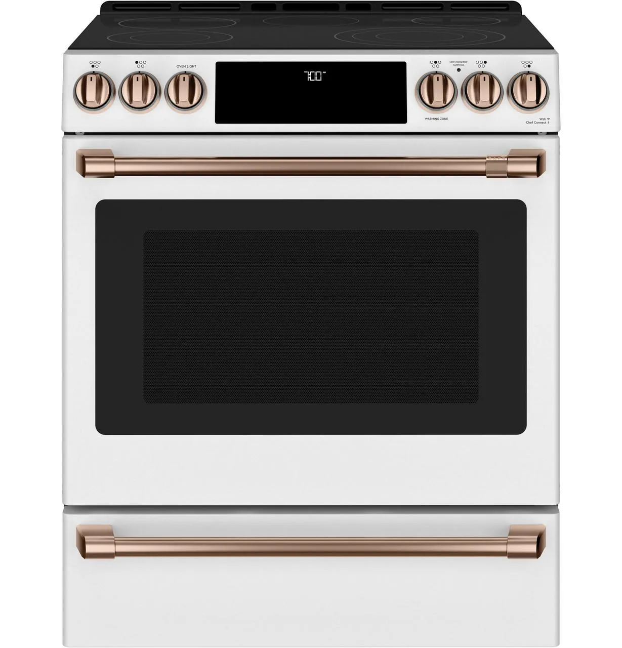 Cafe CXFCEHKPMCU Caf(eback)™ Front Control Electric Knobs and Handles - Brushed Copper