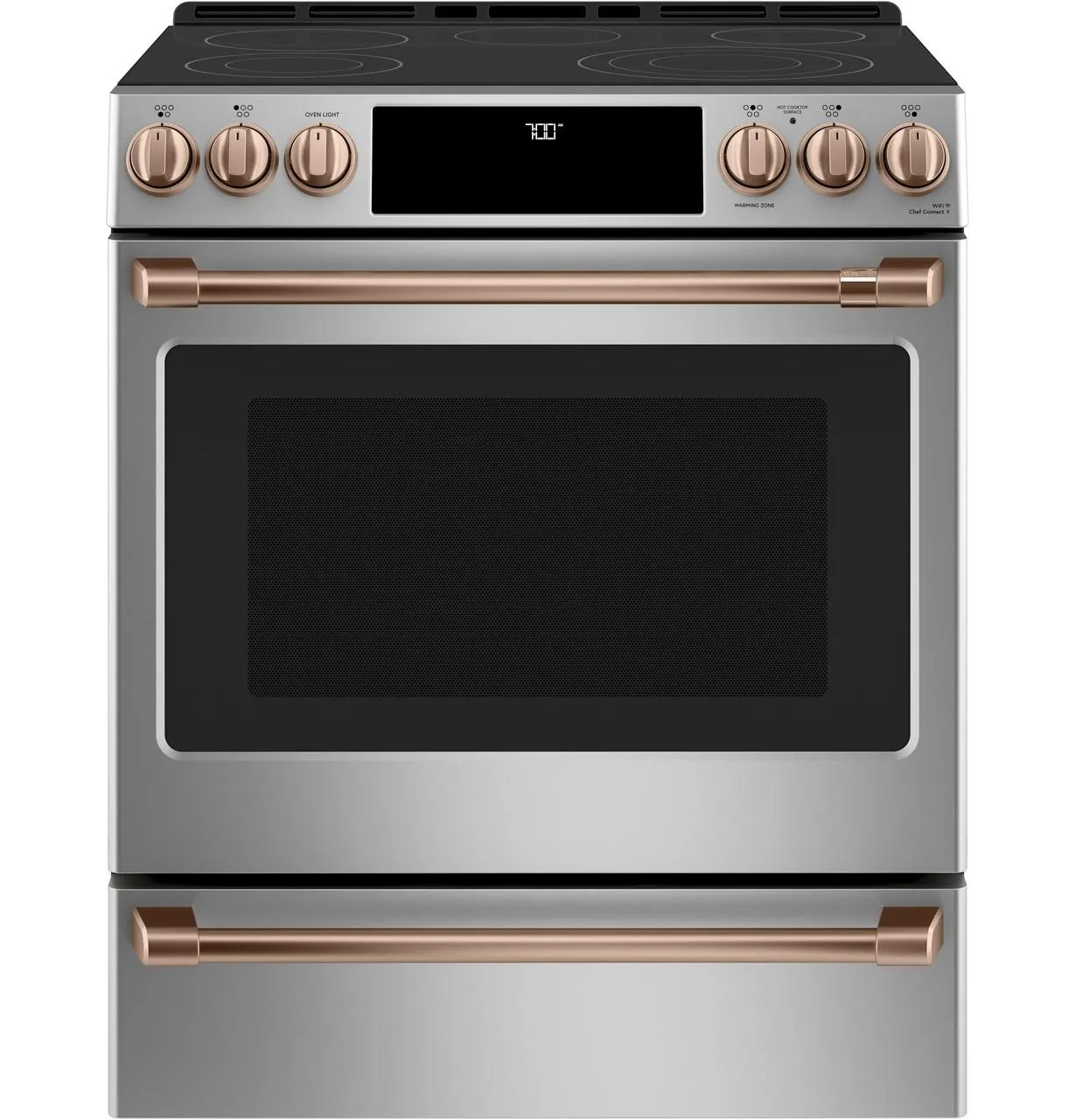 Cafe CXFCEHKPMCU Caf(eback)™ Front Control Electric Knobs and Handles - Brushed Copper