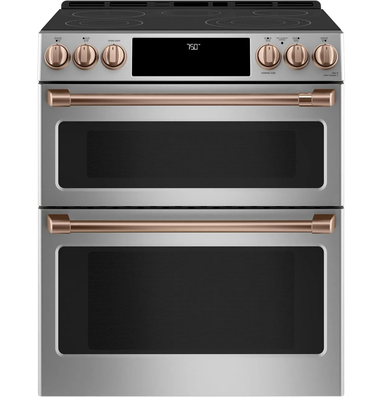 Cafe CXFCEHKPMCU Caf(eback)™ Front Control Electric Knobs and Handles - Brushed Copper