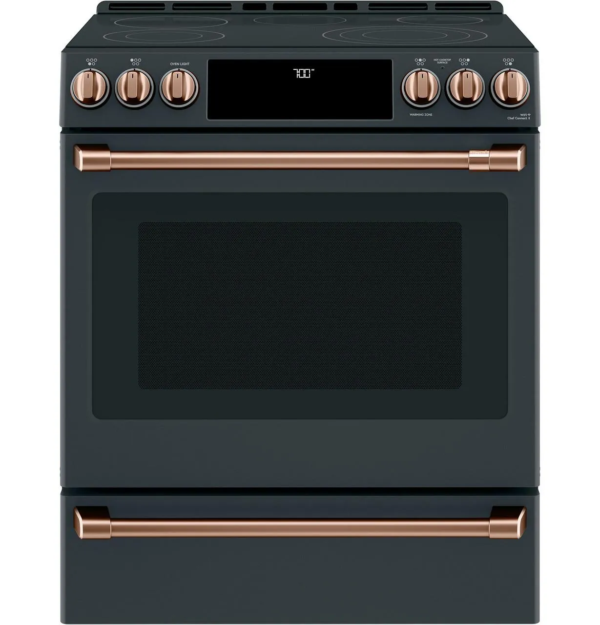 Cafe CXFCEHKPMCU Caf(eback)™ Front Control Electric Knobs and Handles - Brushed Copper