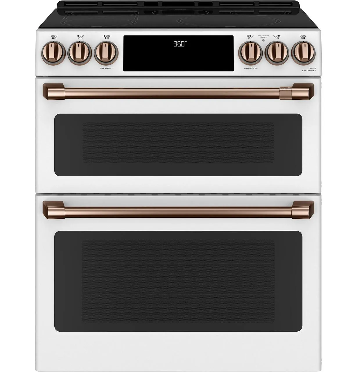 Cafe CXFCHHKPMCU Caf(eback)™ Front Control Induction Knobs and Handles - Brushed Copper
