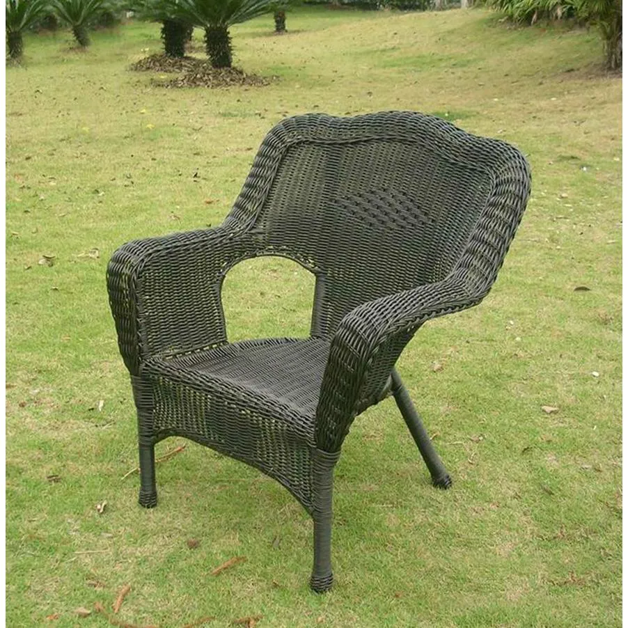Camelback Resin Wicker Patio Chair - Stylish and Durable Outdoor Furniture