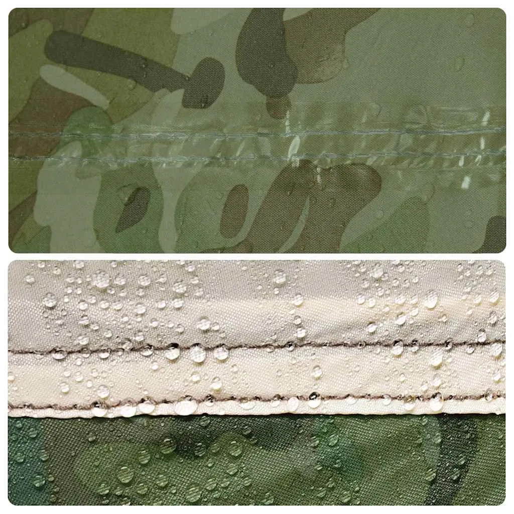 Camping Tarp Camouflage 506x306 cm Waterproof