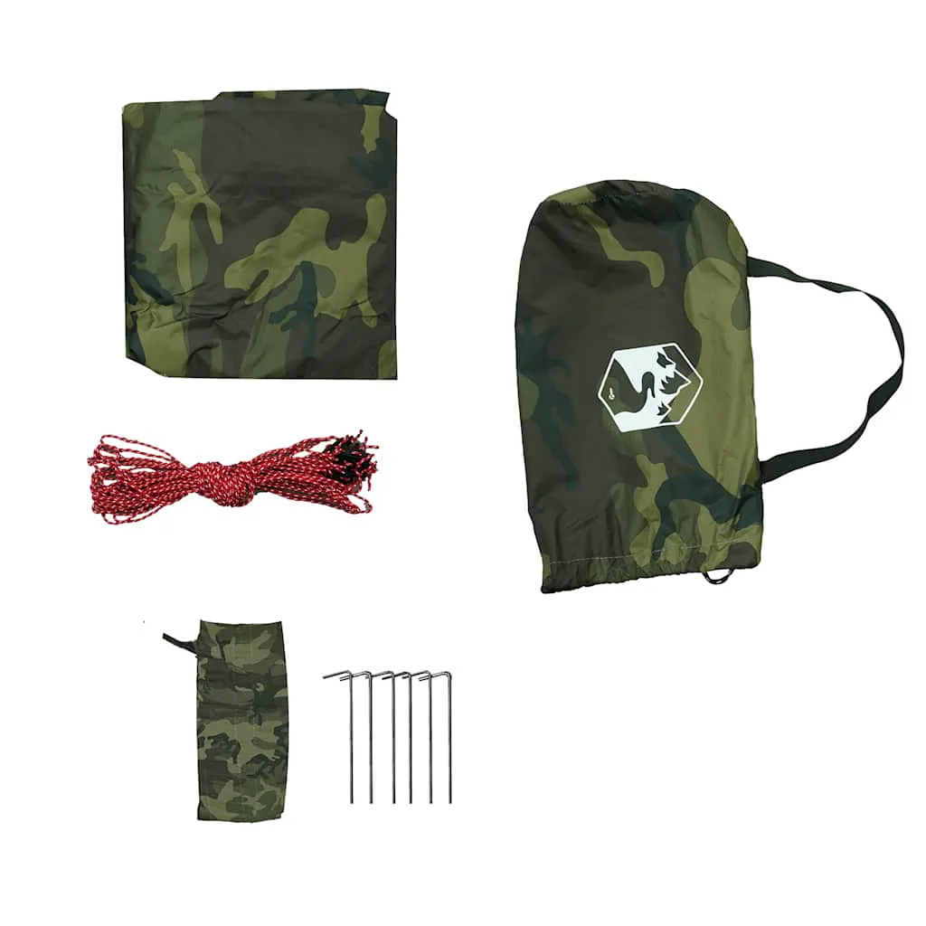 Camping Tarp Camouflage 506x306 cm Waterproof