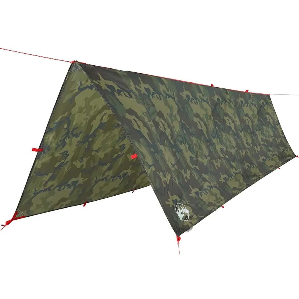 Camping Tarp Camouflage 506x306 cm Waterproof