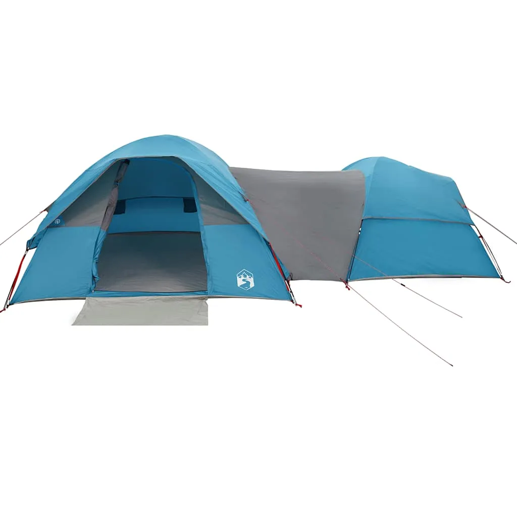 Camping Tent 5-Person Blue Waterproof