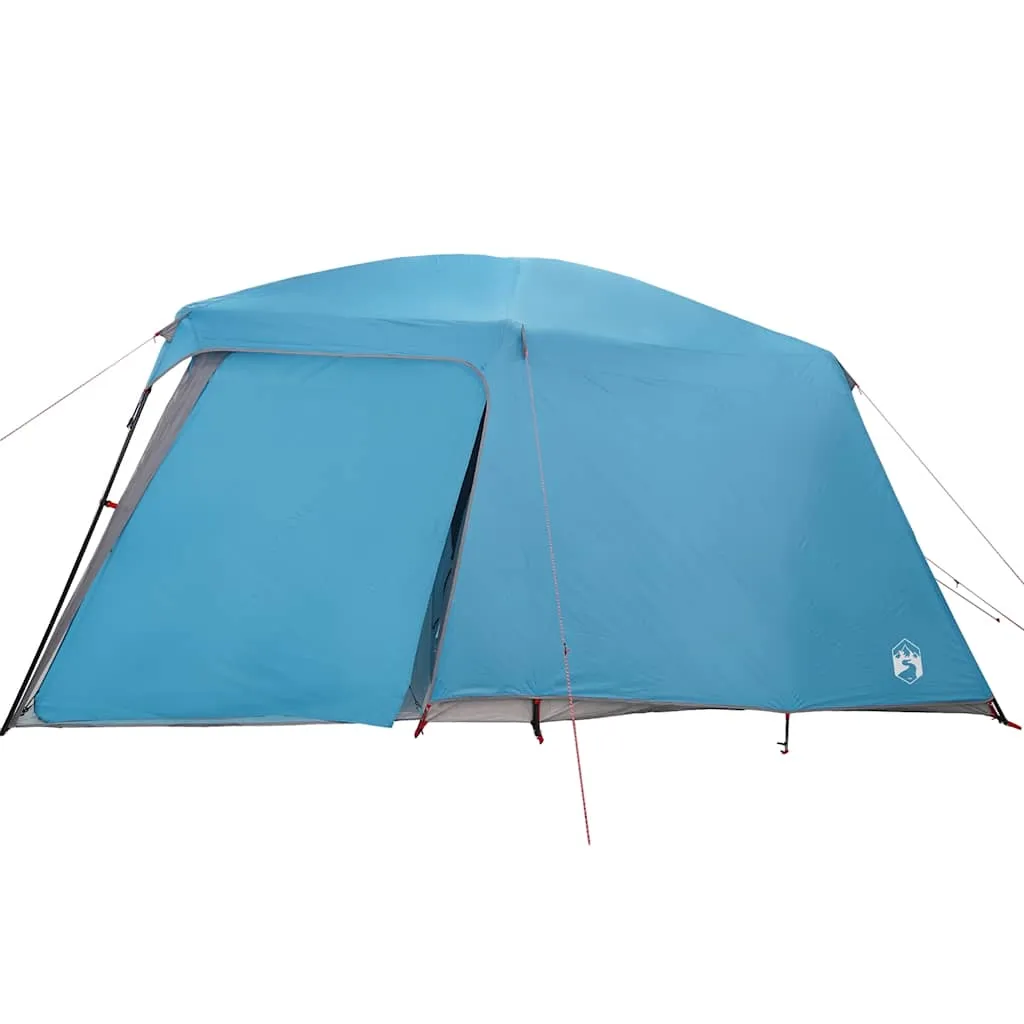 Camping Tent with Porch Dome 5-Person Blue Waterproof