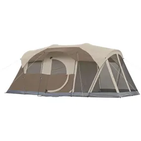 Camping Tent with Screened Porch, Weatherproof 6-Person Family Tent with Included Rainfly and Carry Bag, Easy Setup Tent