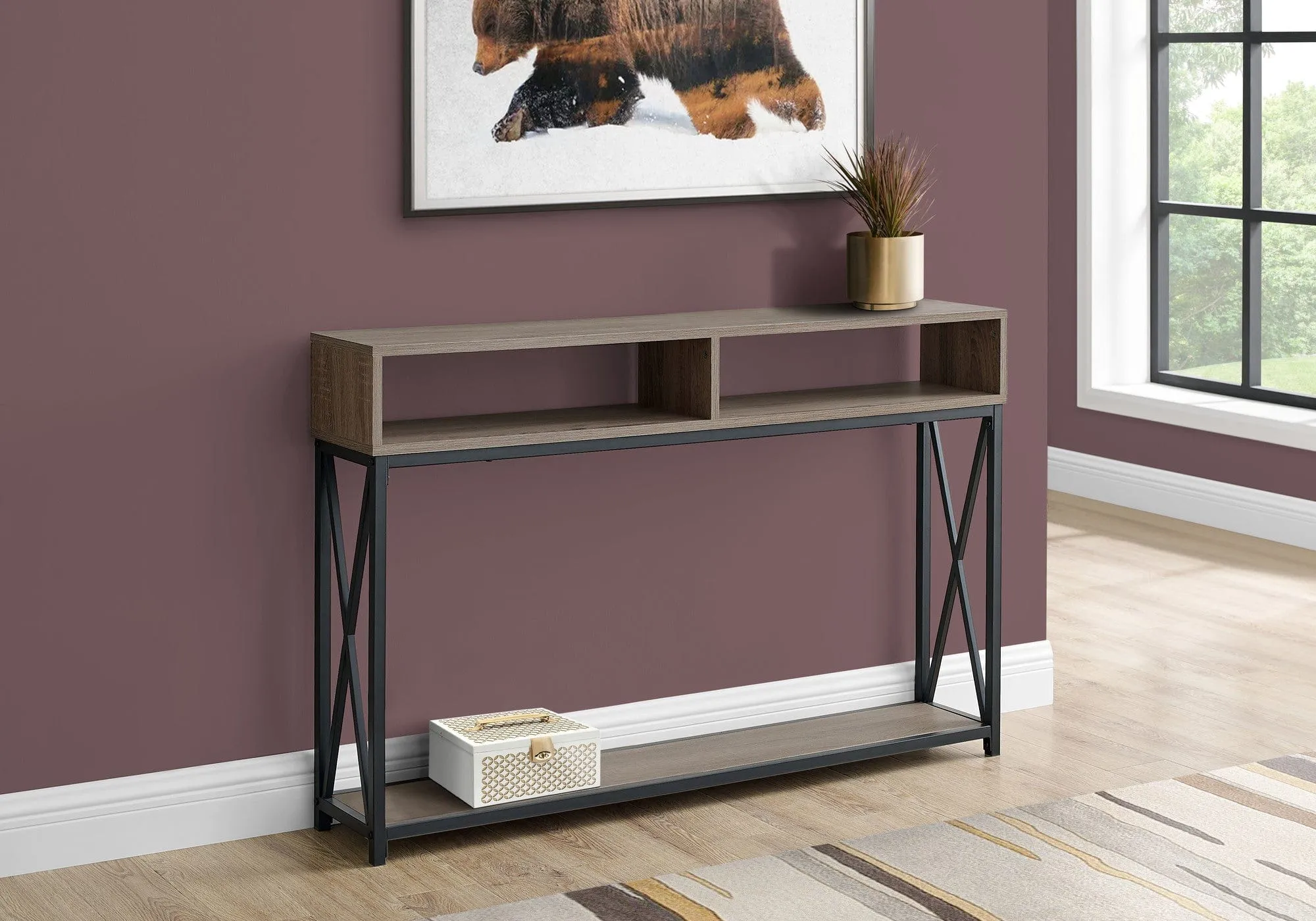 Capri Contemporary Console Table