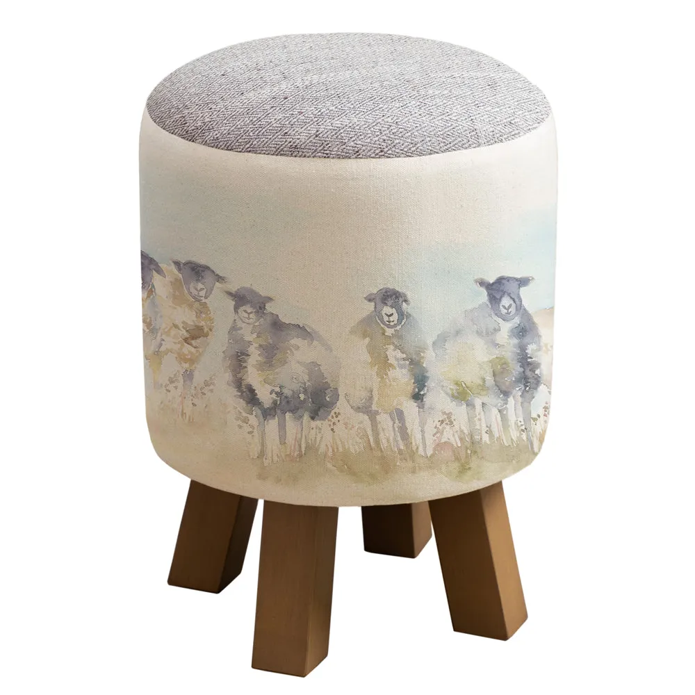 Come By Monty Round Footstool