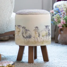 Come By Monty Round Footstool