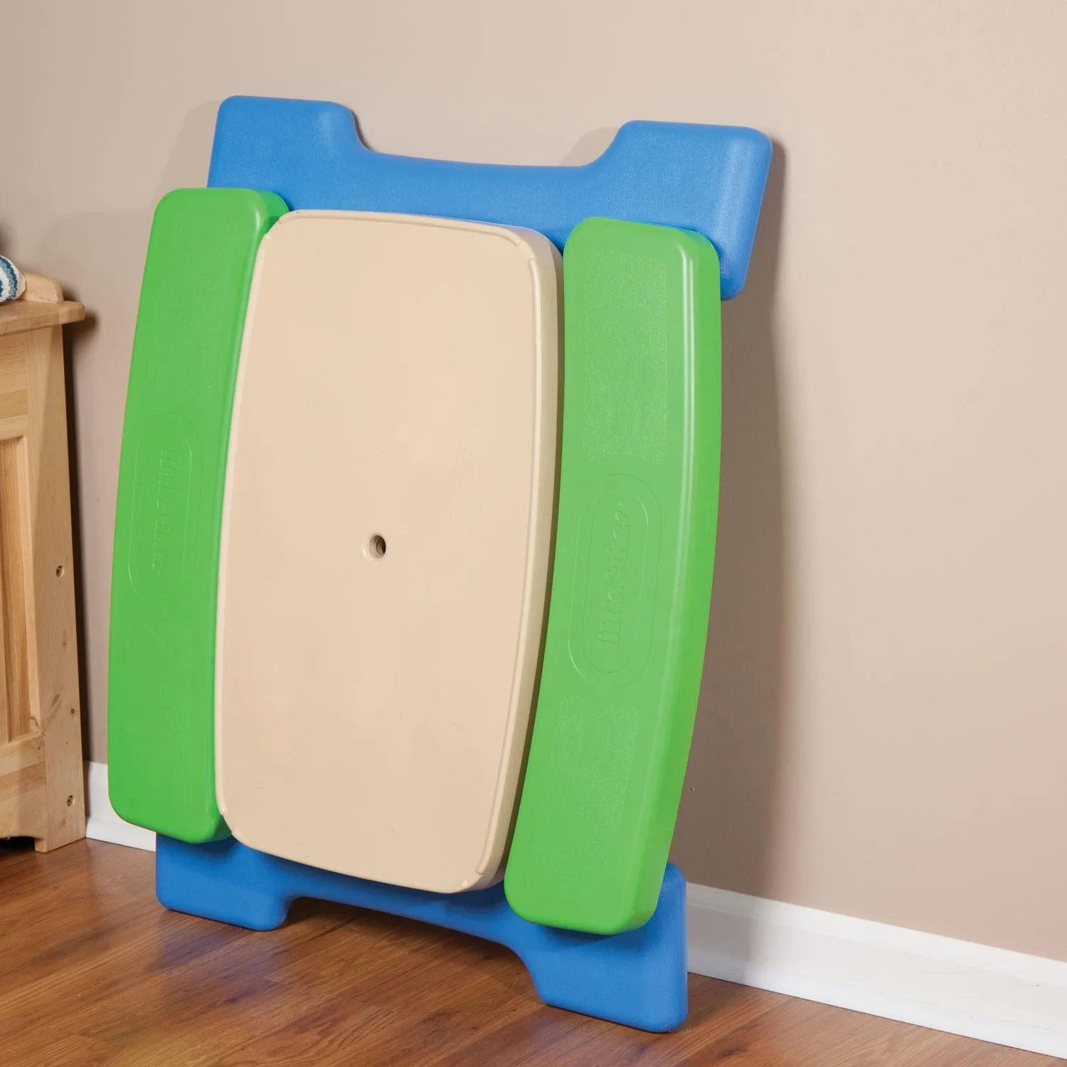 Easy Store Jr. Play Table - Blue/Green – Foldable Toddler Picnic Table