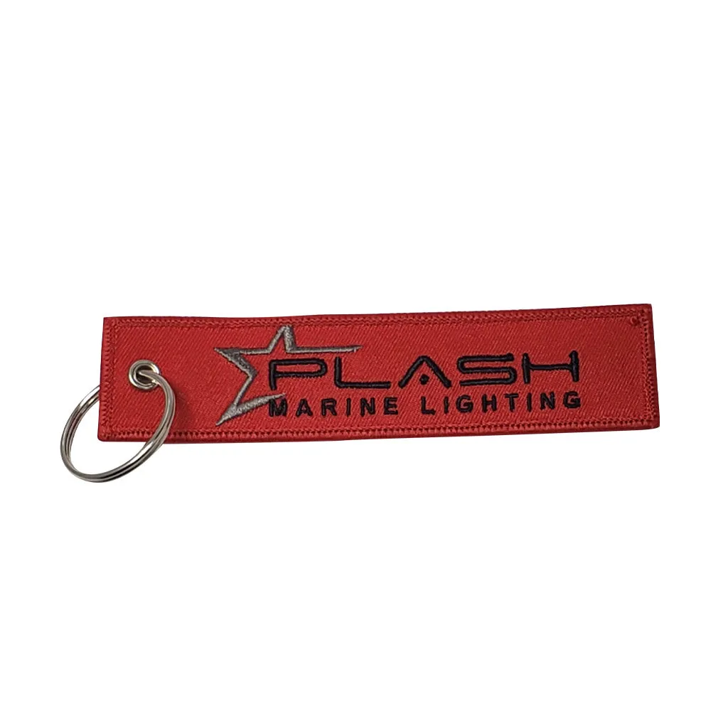 Embroidered Double Sided Flight Key Chain