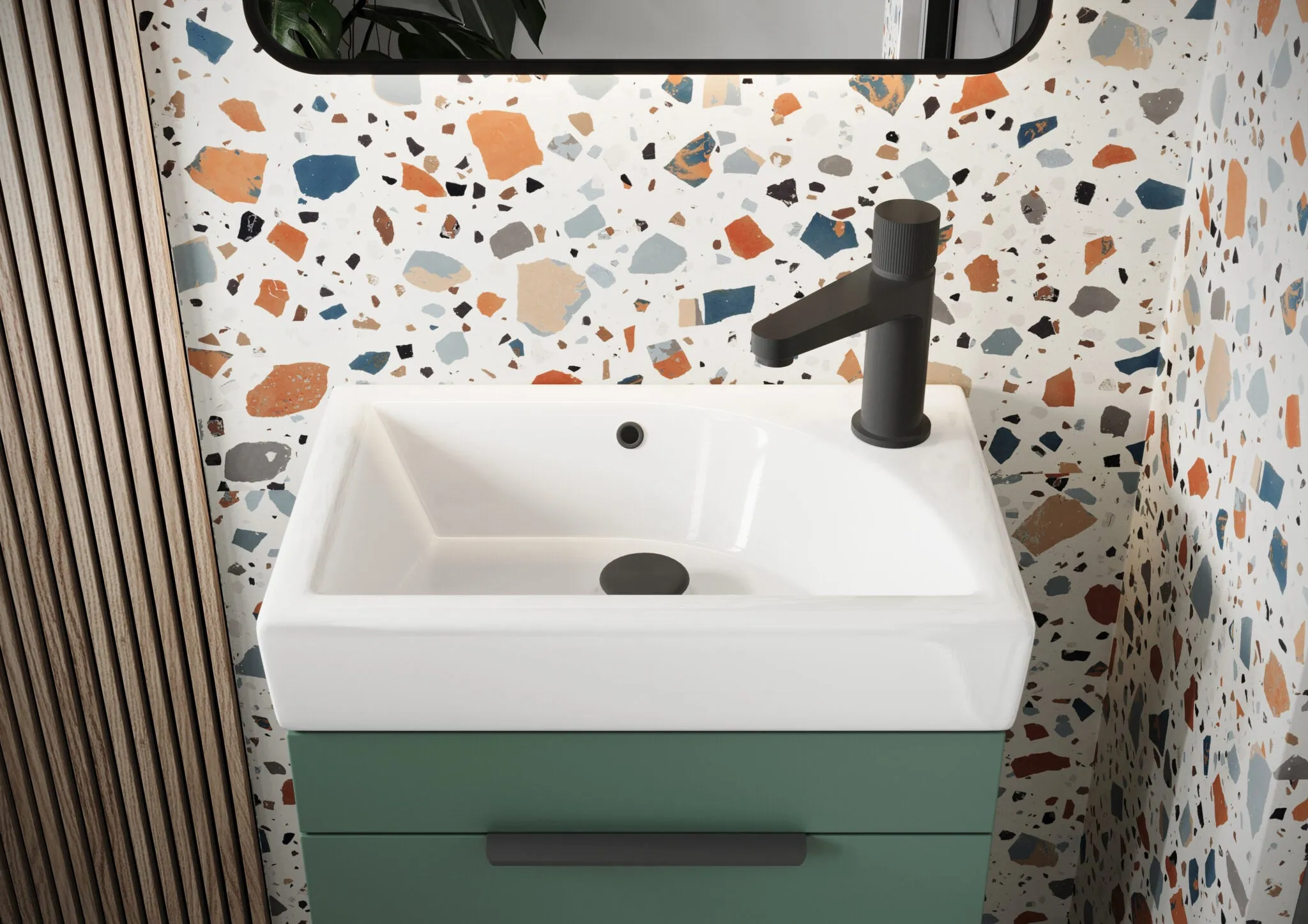 Esme 450mm Dust Grey Cloakroom Vanity Unit