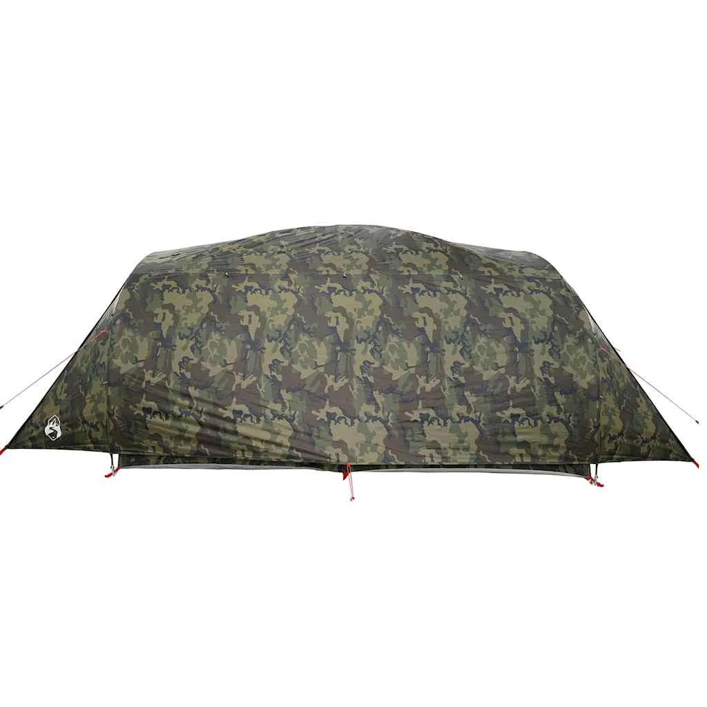 Family Tent Tunnel 6-Person Camouflage Waterproof