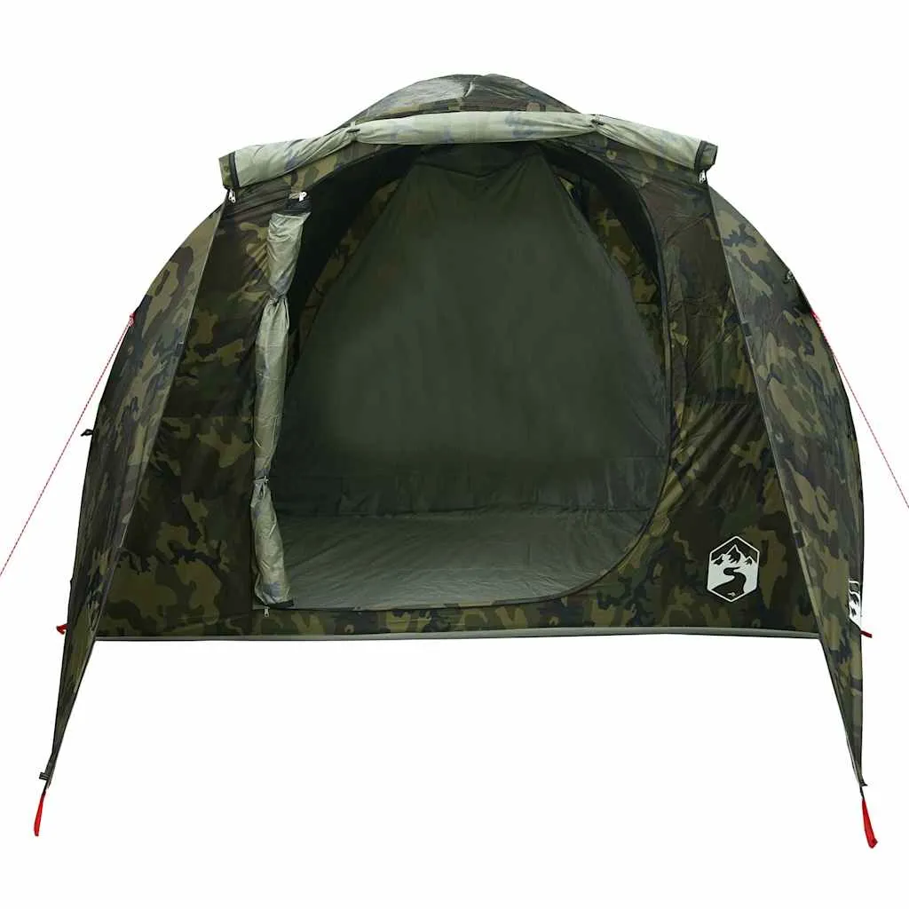 Family Tent Tunnel 6-Person Camouflage Waterproof