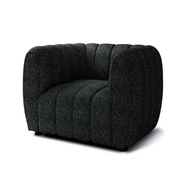 Furniture of America Aversa Stationary Fabric Chair FM61002BK-CH