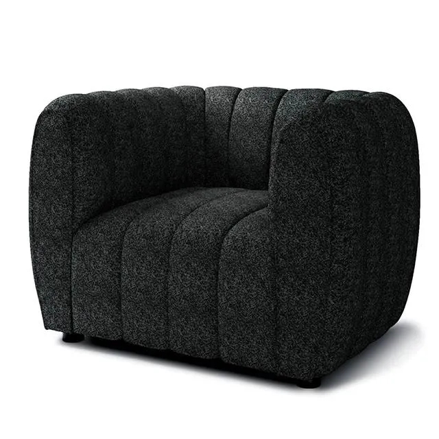Furniture of America Aversa Stationary Fabric Chair FM61002BK-CH