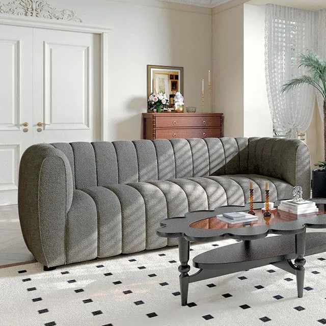 Furniture of America Aversa Stationary Sofa FM61002GY-SF