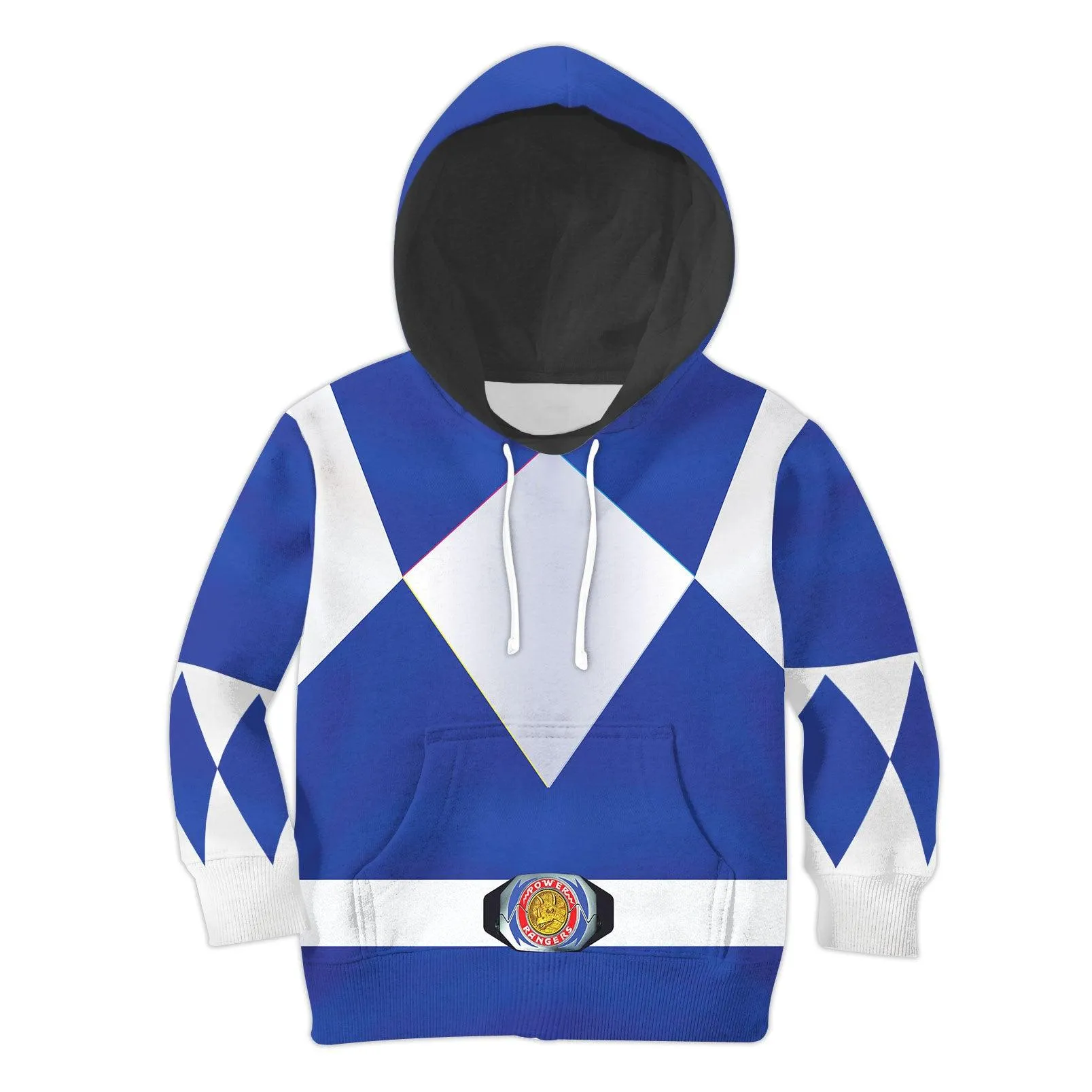 Gearhomie Unisex Kid Tops Blue Power Ranger 3D Apparel