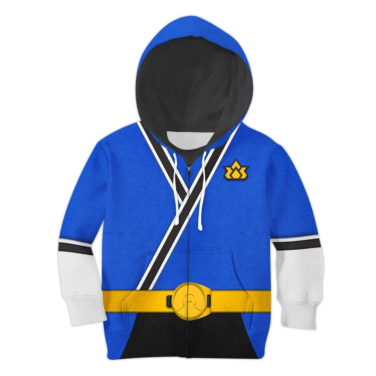 GearHomie Unisex Kid Tops Blue Power Rangers Samurai 3D Apparel