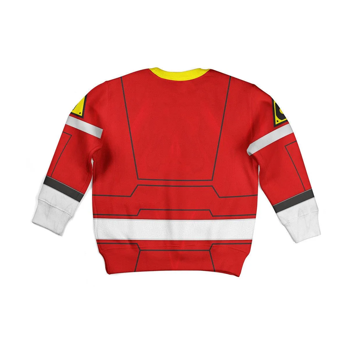 Gearhomie Unisex Kid Tops Power Rangers Turbo Red 3D Apparel