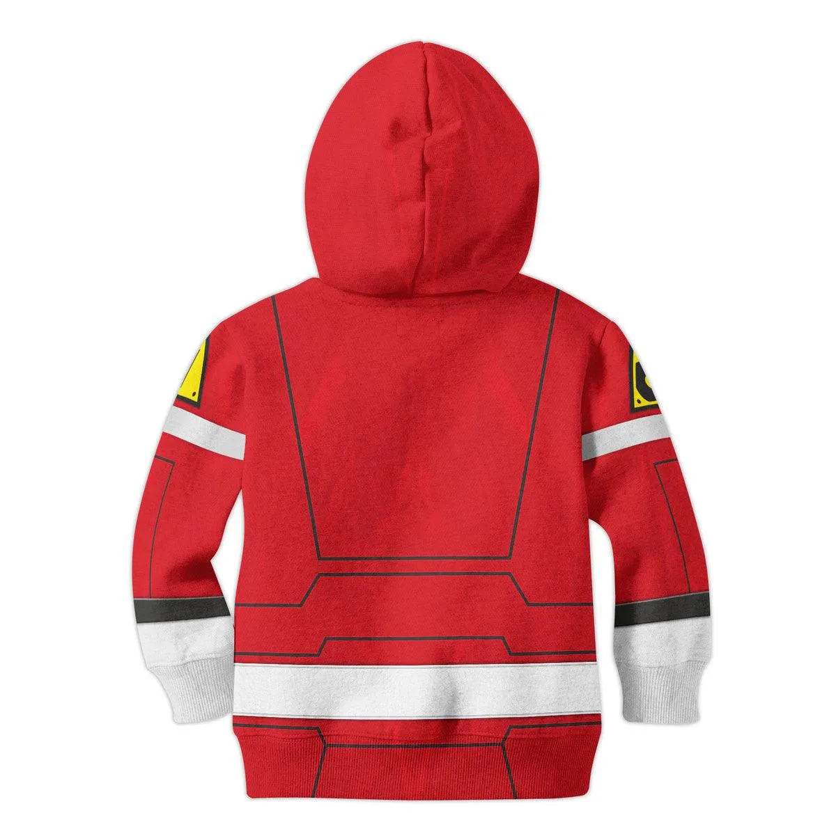 Gearhomie Unisex Kid Tops Power Rangers Turbo Red 3D Apparel