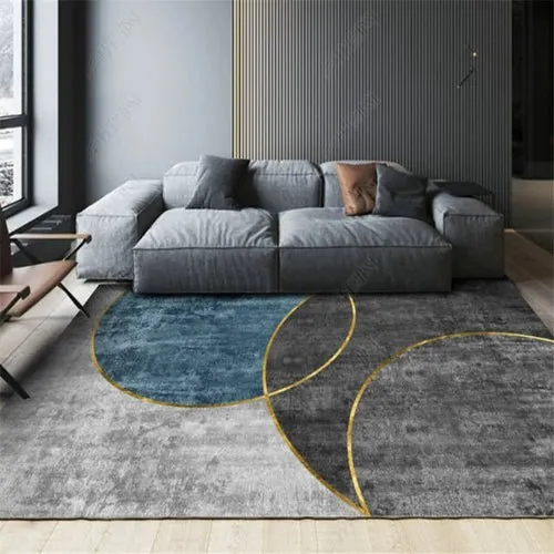 Geometric Printed Carpet Living Room Large Area Rugs Carpet Modern