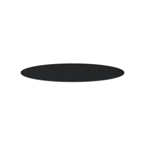 Gymkhana  Outdoor Coffee Table Top, Matt Black, 80x1.2 cm