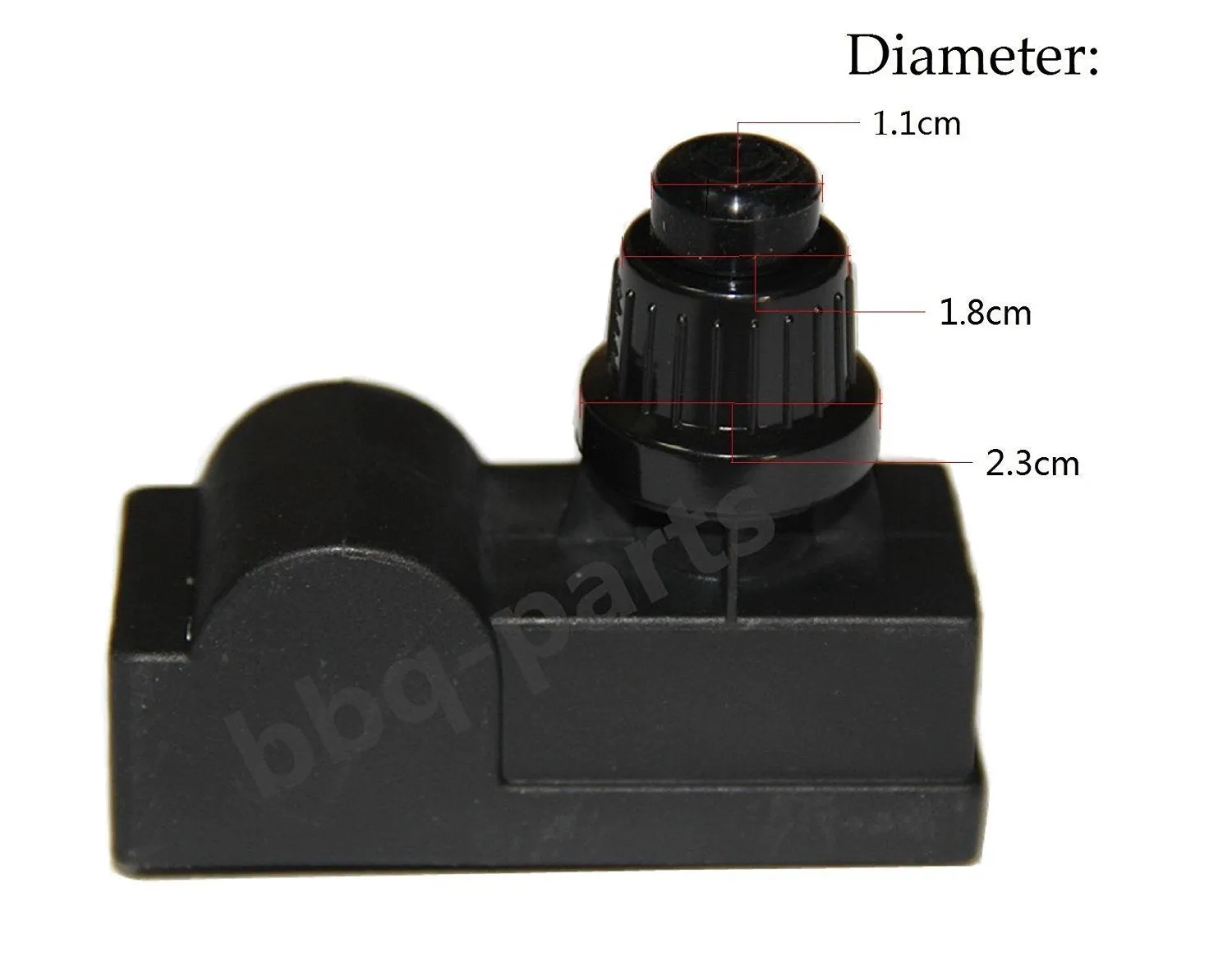 Hongso IBC310 (1 Outlet) Universal Gas BBQ Grill Ignitor Electrode Push Button Replacement Spark Generator &quot;AAA&quot; Battery Push Button Ignitor Gas Grill Replacement